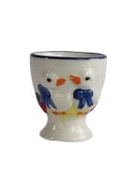 Eierbecher mit Gänsemotiv aus Porzellan
