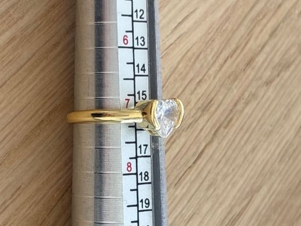 Anelli: Luxus Elegante Gr.17/7 Ring Farbe : Gold – Nuovo (secondo la descrizione) da Biel-Bienne venduto da Roserosse13 5