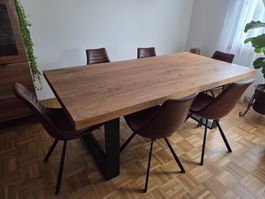Esstisch Massivholz Wildeiche 200x100cm