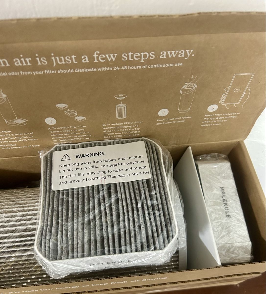 Ventilazione: [NEU]: Molekule Luftfilter Set 3-teilig (Ersatzfilter) – Nuovo e nell'imballaggio originale da Arni AG venduto da CreaFlex