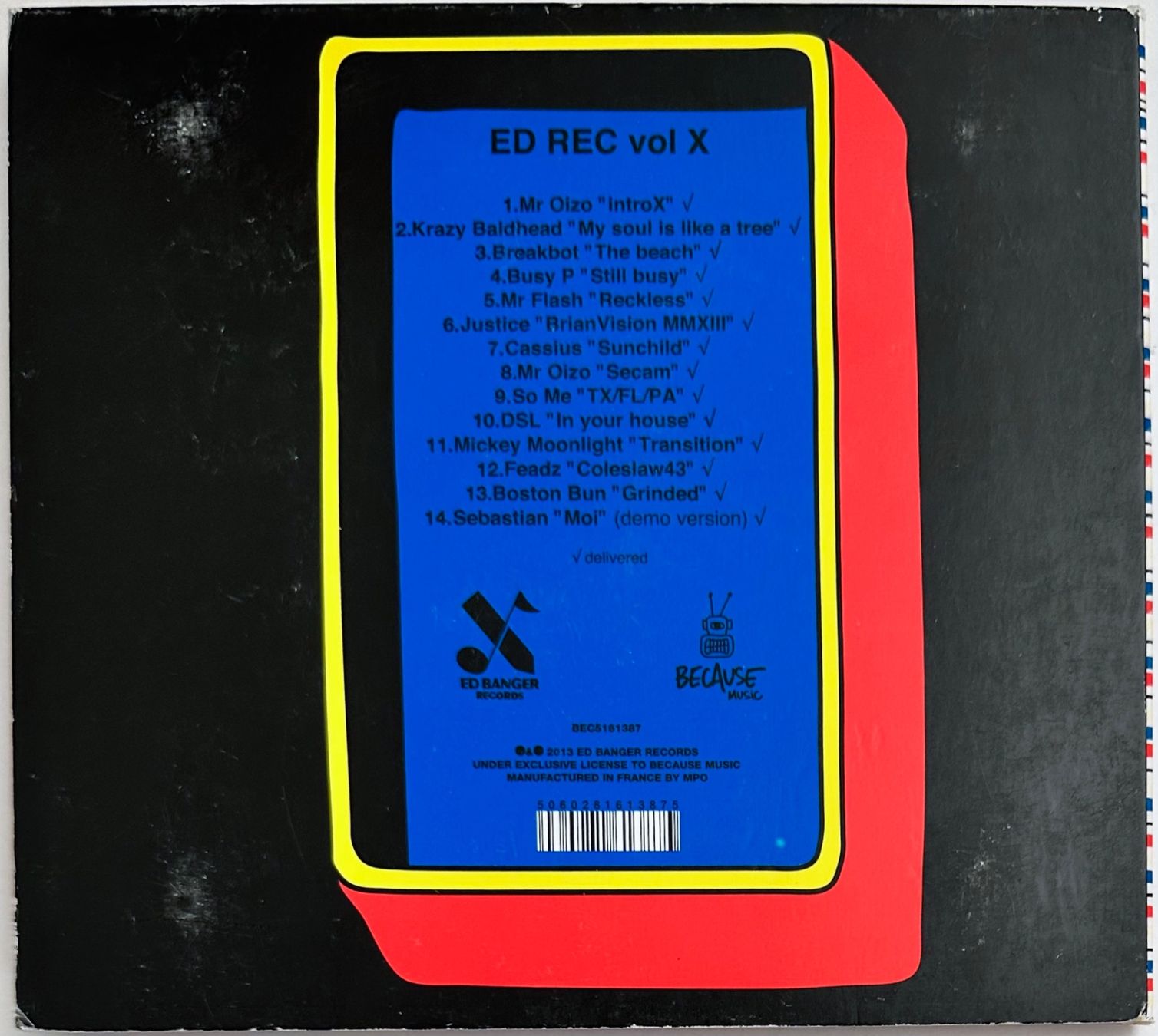 CD: Various – Ed Rec Vol. X – Usato da Martigny venduto da jereq 1