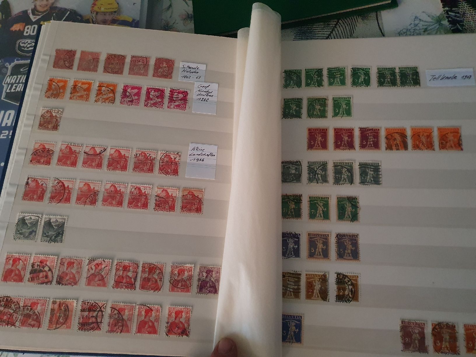 Alle Briefmarken: Album mit CH Marken – Gebraucht aus Belp von Liacheyenne 1