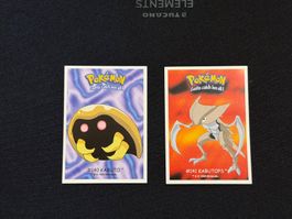 Pokémon Dunkin Boomer 1999 – Kabuto & Kabutops