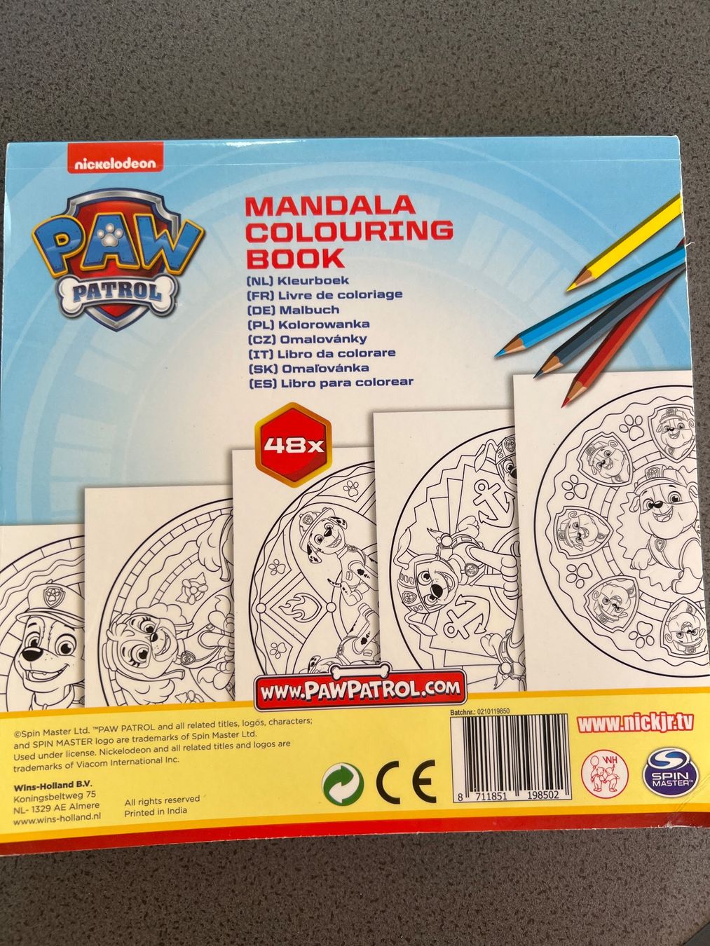 Libri: PAW Patrol Mandala Ausmalbuch – Usato da Winkel venduto da Tilivika 1