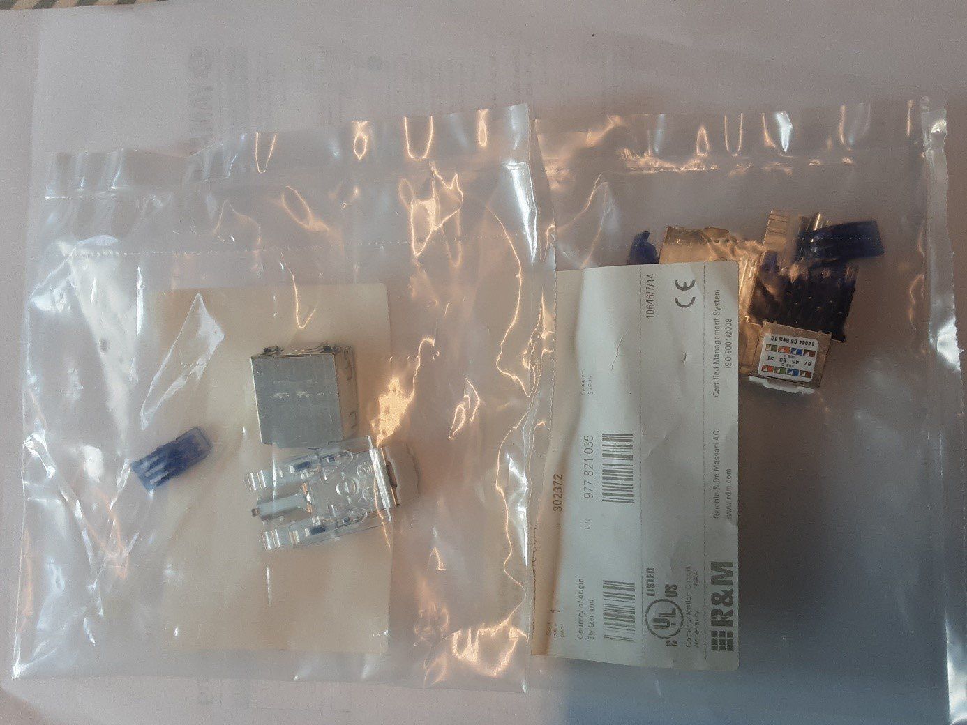 Spine: Lan-Dose 2X1 Port R&M Unterputz – Nuovo (secondo la descrizione) da Hofstetten SO venduto da wer_52gh 2