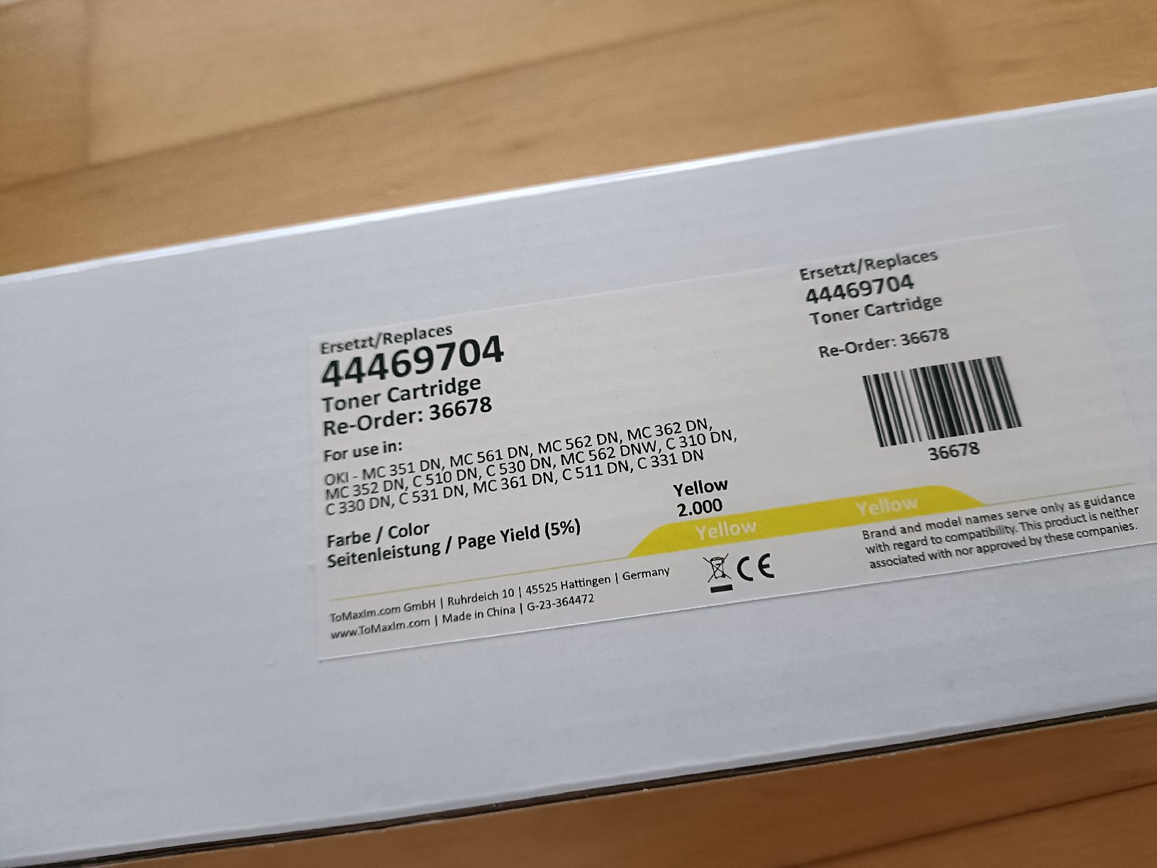 Oki Cartouches & Toner: OKI Druckerpatrone für Okidrucker – Neuf avec emballage d'origine à Gossau SG par scania1509 3