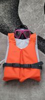 Gilet de sauvetage Itiwit 40-60 kg + Masque  plongée Bestwey
