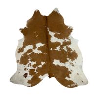 echtes Kuhfell Teppich Brown/White