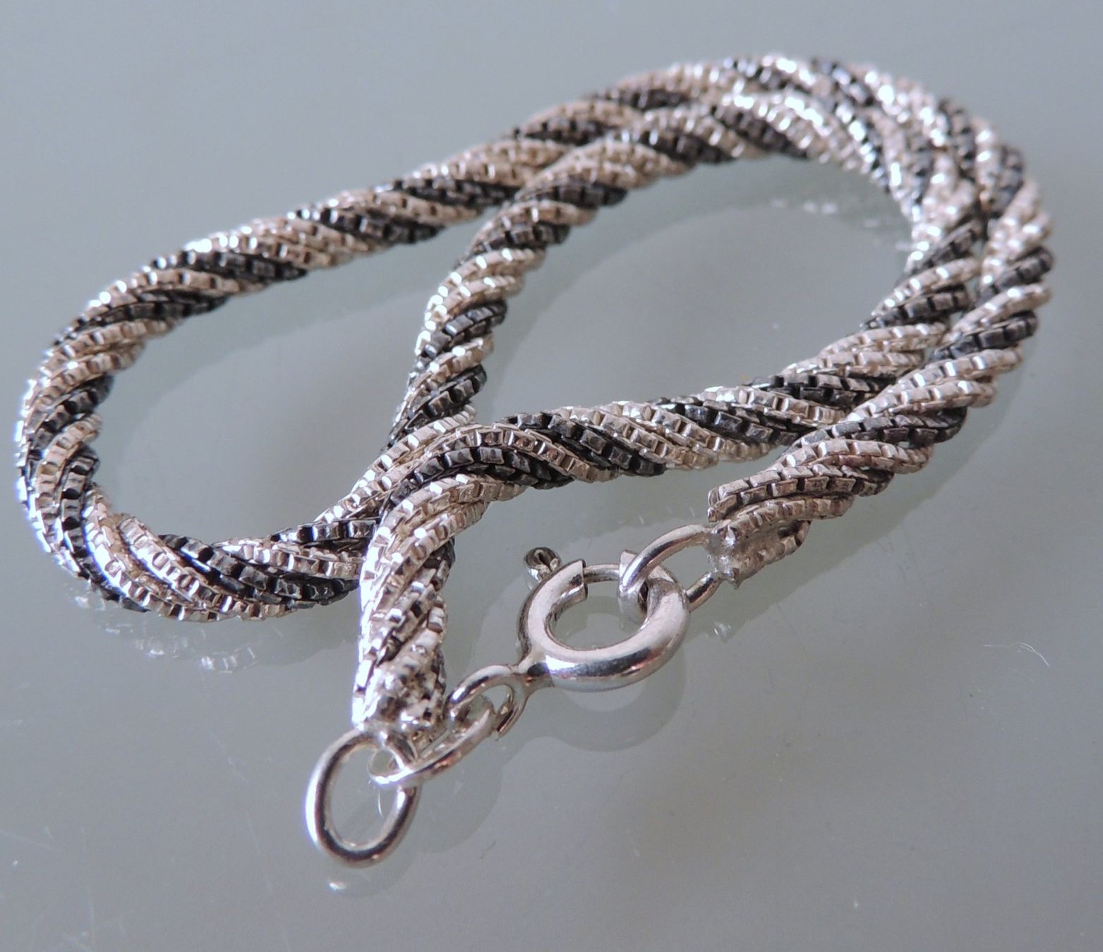 Bracciali & Braccialetti: Silber 925 Armband 21,5 cm / 3 mm – Usato da Waldenburg venduto da schaller707 1