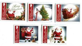 Briefmarken "Weihnachtsmann". Gibraltar.