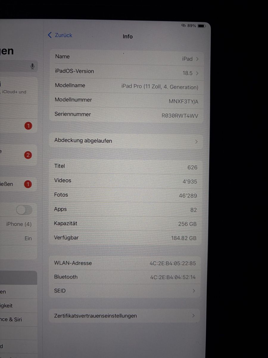 Apple Tablet PC: Ipad Pro 11” 4 gen. inkl apple pen & case – Usato da Bösingen venduto da watchoutonflavio. 3