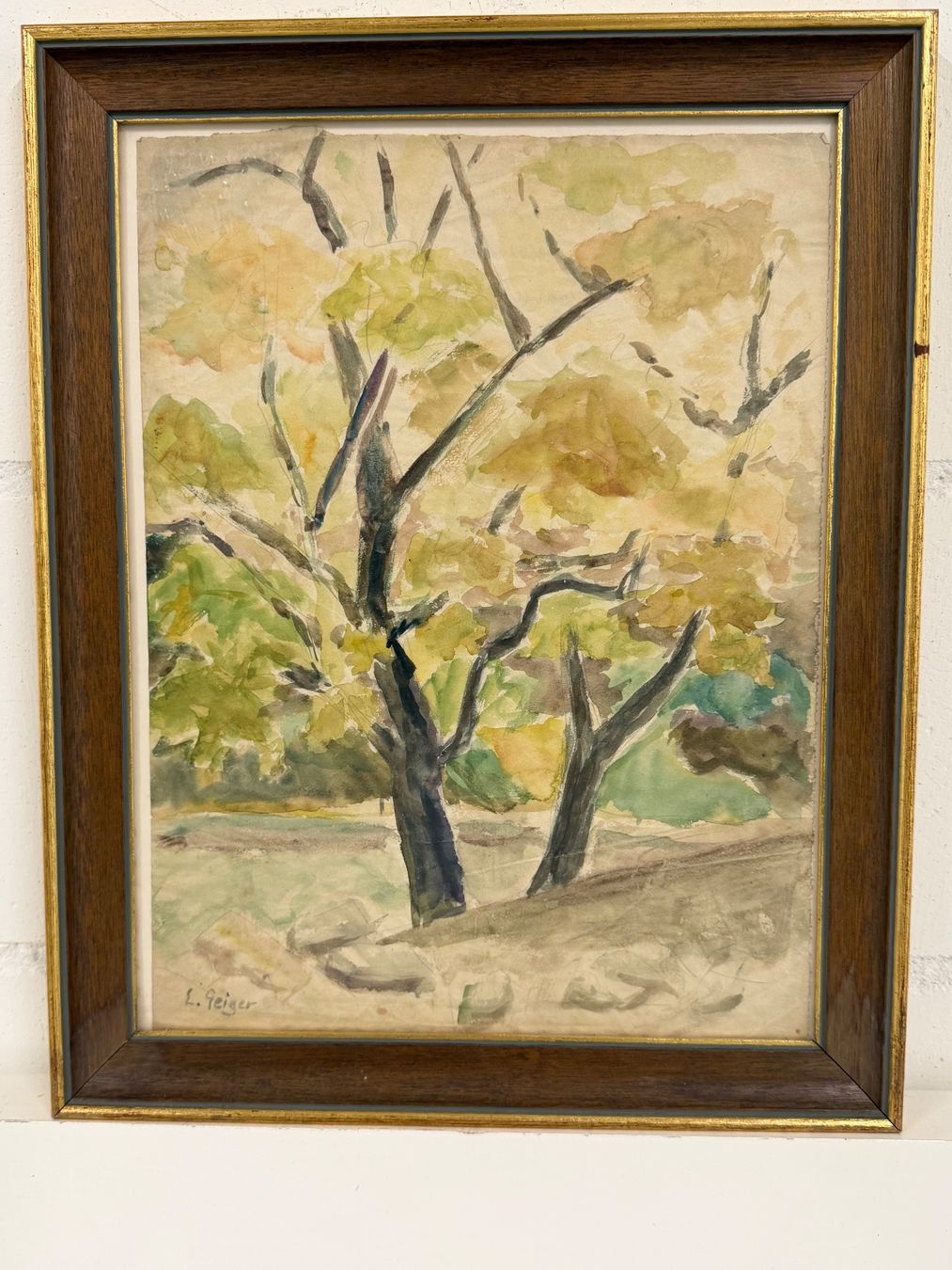 Gemälde: ERNST SAMUEL GEIGER - 1876-1965 – Gebraucht aus Basel von PAUL_ART
