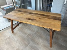 Esstisch Holz Massiv Rustikal 160x79cm