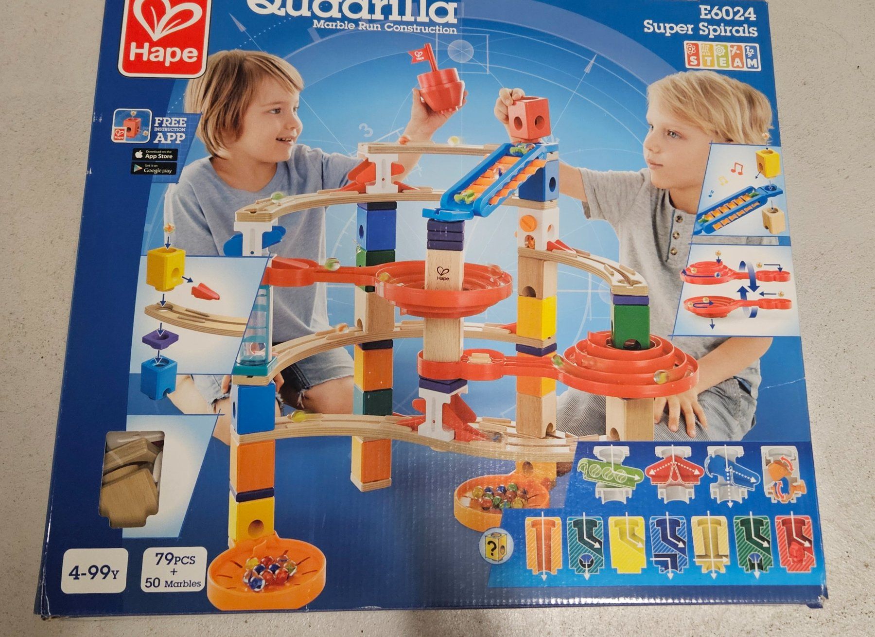 Hape Giocattoli: Hape Quadrilla Murmelbahn – Usato da Dübendorf venduto da kavallola