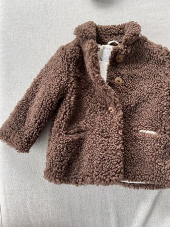 Zara Baby Jacke, Teddyfell, Grösse 86 (12-18 Monate)