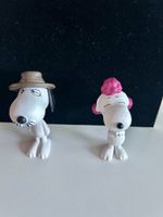 Belle und Spike, Geschwister von Snoopy, Plastikfiguren