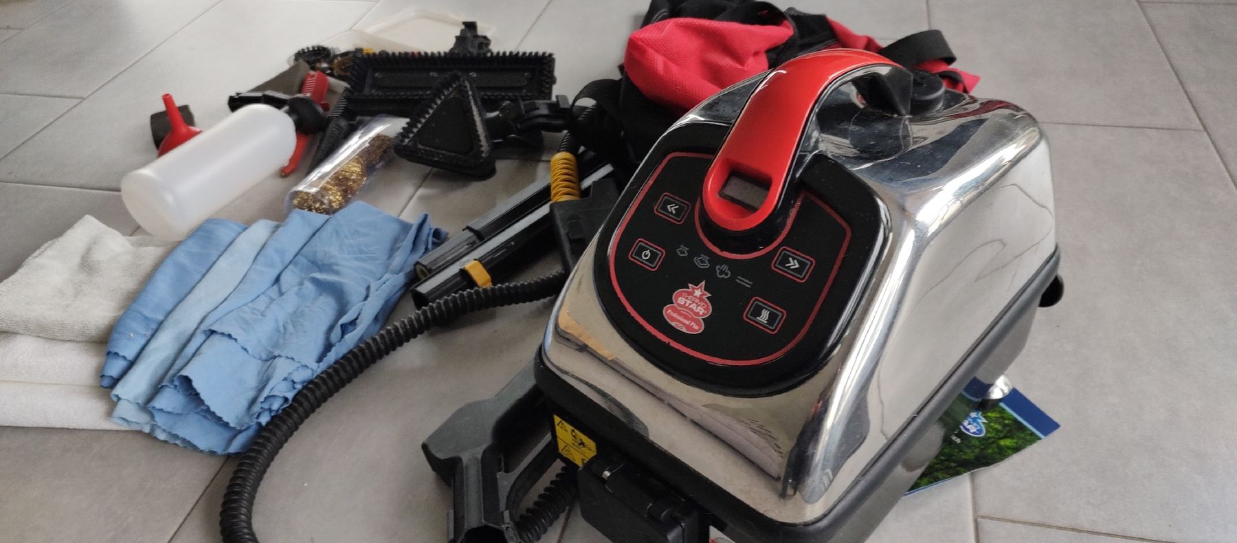 Thermostar Pulitori a vapore: Thermo Star Professional S4 Dampfreiniger – Usato da Seedorf UR venduto da Carmena3 1