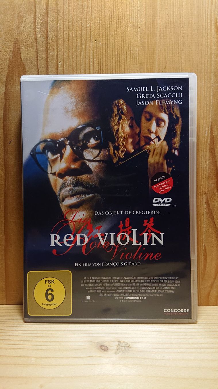 Tutti i DVDs: RED VIOLIN DVD mit Samuel L. Jackson – Usato da Wilderswil venduto da Exebub