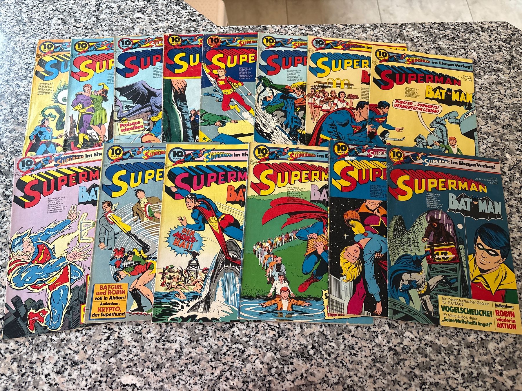 Fumetti: Superman 1976 / 14 Comics von 26 – Usato da Wangen b. Dübendorf venduto da Antiz1210