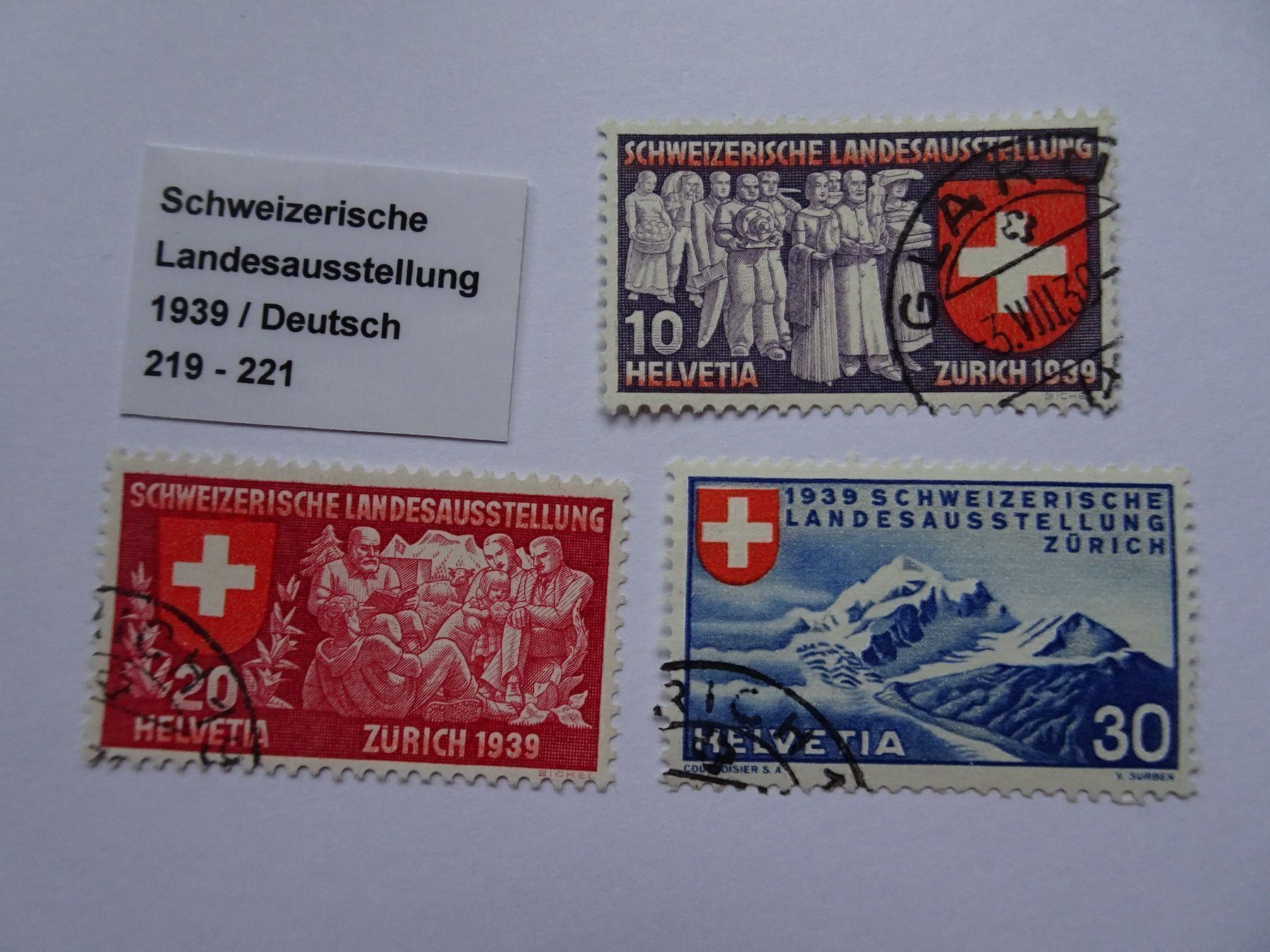 Tous les timbres: 1939 Deutsch – D'occasion à Aadorf par Chnorli-Furz