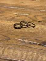 3 wunderschöne Goldige Ringe💍