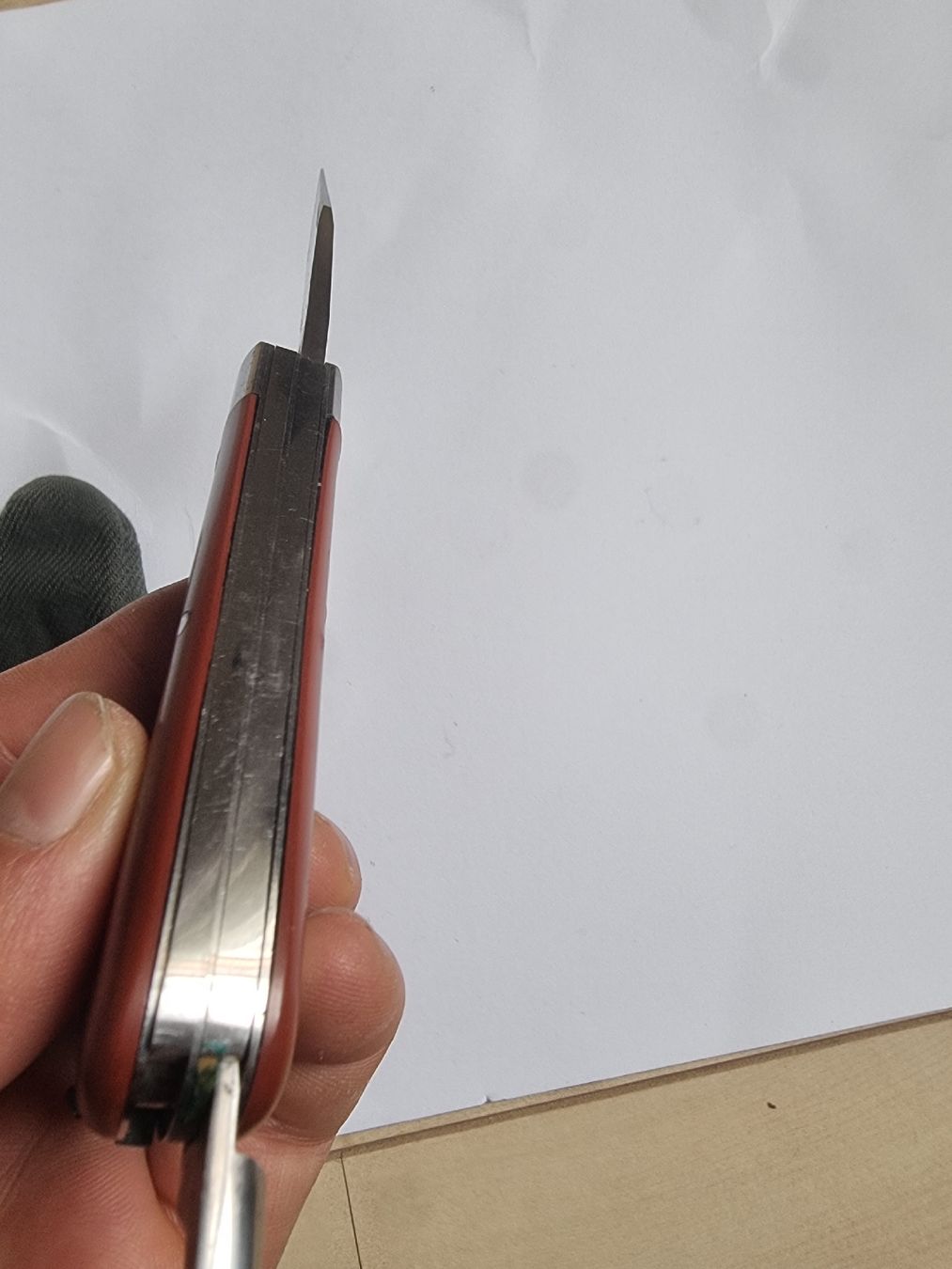 Schweizer Armee Coltelli tascabile: Elsaener Schweizer Offiziersmesser mit Hülle – Usato da Olten venduto da Mezopotamya 6