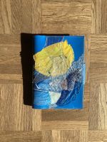 Blaues Notizbuch Unikat, handgemacht