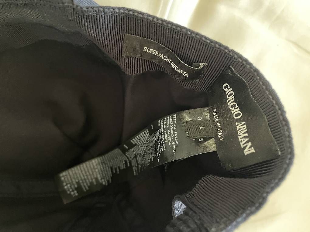 Copricapi, berretti & cappellini: Giorgio Armani VELA Sailing Cap / Baseball Cap L – Usato da Ponte Tresa venduto da coc_nnf5 1