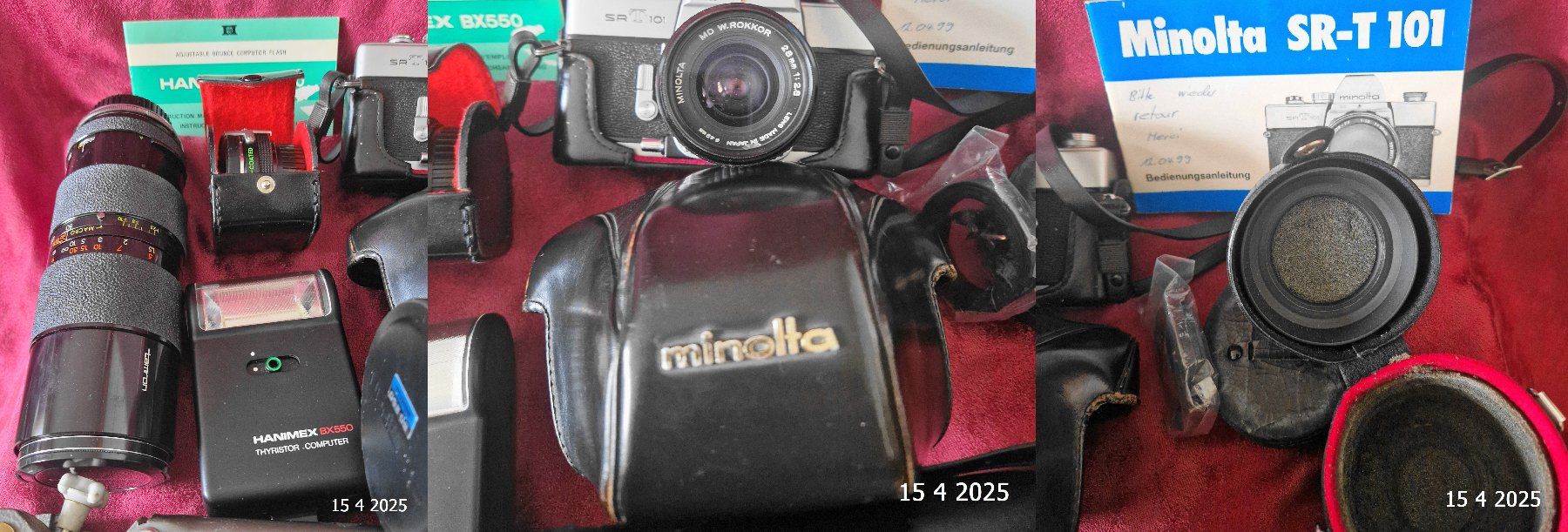 Minolta Fotocamera: Foto Ausrüstung Minolta SR-T 101 – Usato da Basel venduto da The_Onliners 1