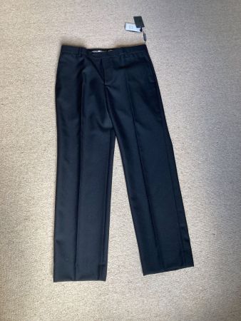 Schwarze, klassische Herrenhose; Emporio Armani, Grösse 52