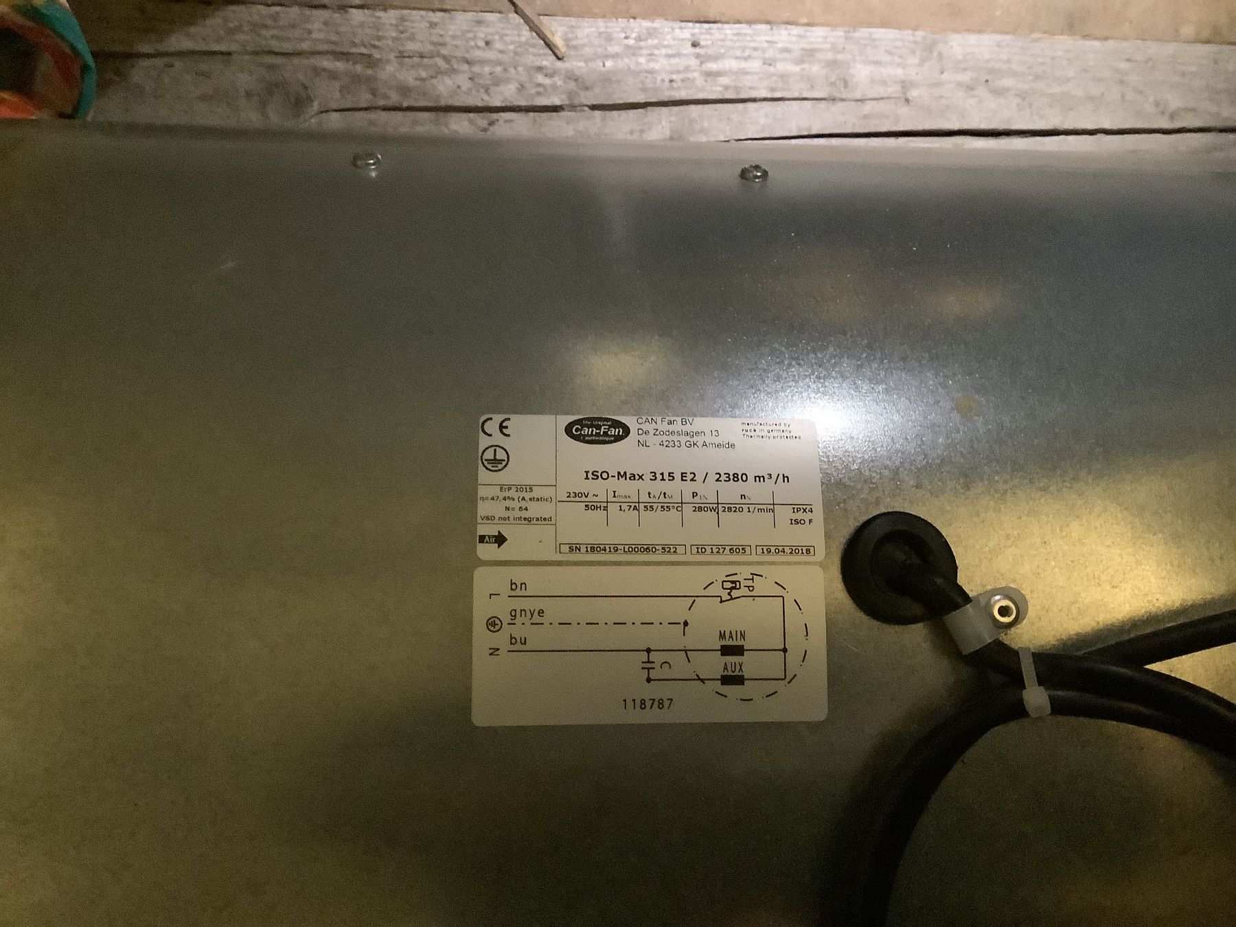 Ventilatoren: Rohrventilator Isomax 315 mm – Gebraucht aus Seuzach von peli543 3