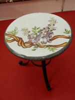 Lavasteintischli, Beistelltisch Durchm. 42cm Höhe 50cm