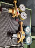 2x Druckminderer Gasregler Linde/PanGas