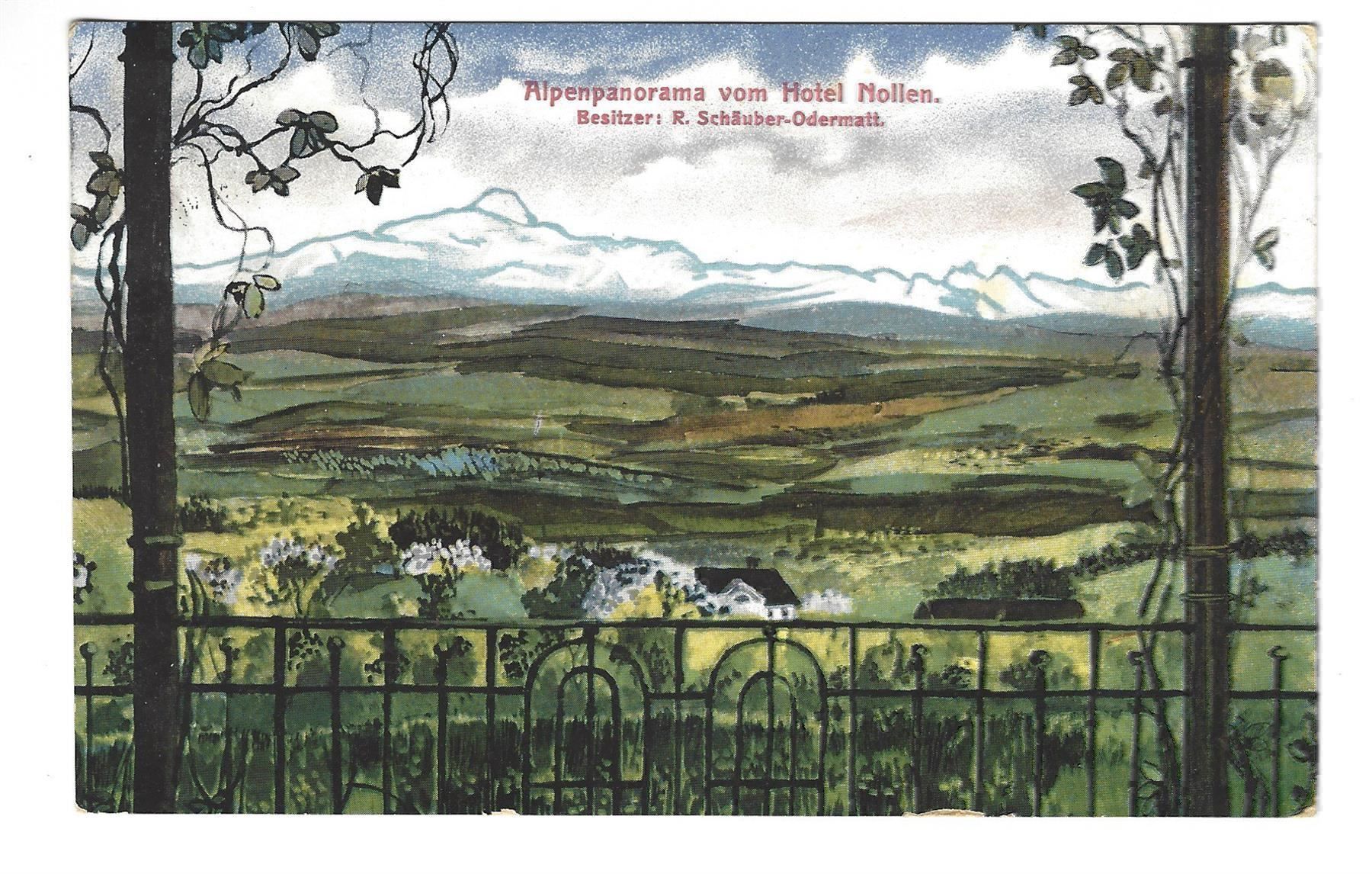 Cartes géographiques & atlas: AK Alpenpanorama vom Nollen Schäuber – D'occasion à Frauenfeld par Astra13