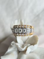 Ring Gold 18karat mit Diamanten