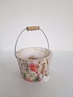 Übertopf Blumentopf Shabby Chic ca. 10cm hoch x 17cm breit