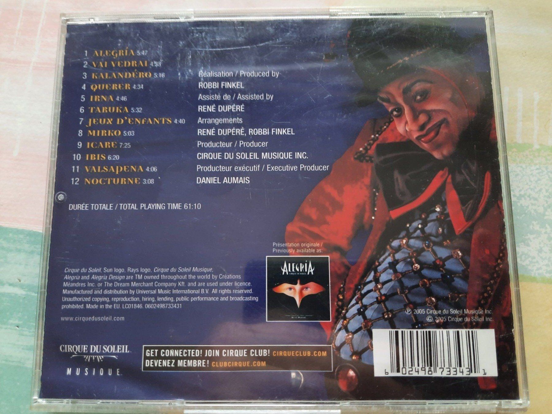 CD: Cd Alegria le cirque du soleil – Usato da Pully venduto da bro_n52j 1