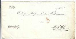 Faltbrief Nesslau - Alt St.Johann 1841