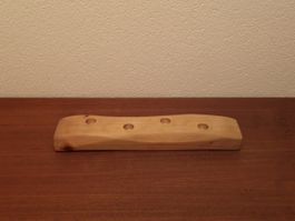 70er Jahre Holz Kerzenständer anthroposophisch vintage