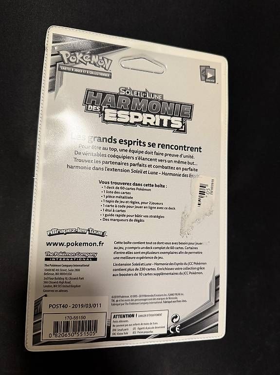 Pokémon Carte collezionabili: Deck Pokémon Harmonie des Esprits Fixation laser – Nuovo e nell'imballaggio originale da Lausanne venduto da Eliteshow 2