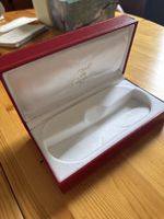 Boîte Cartier rouge avec intérieur blanc pour stylo