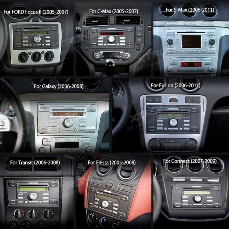 Autoradio Ford Transit Kuga Fiesta Navi Bluetooth