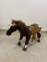 Spielpferd mit Sattel, Appaloosa, guter Zustand