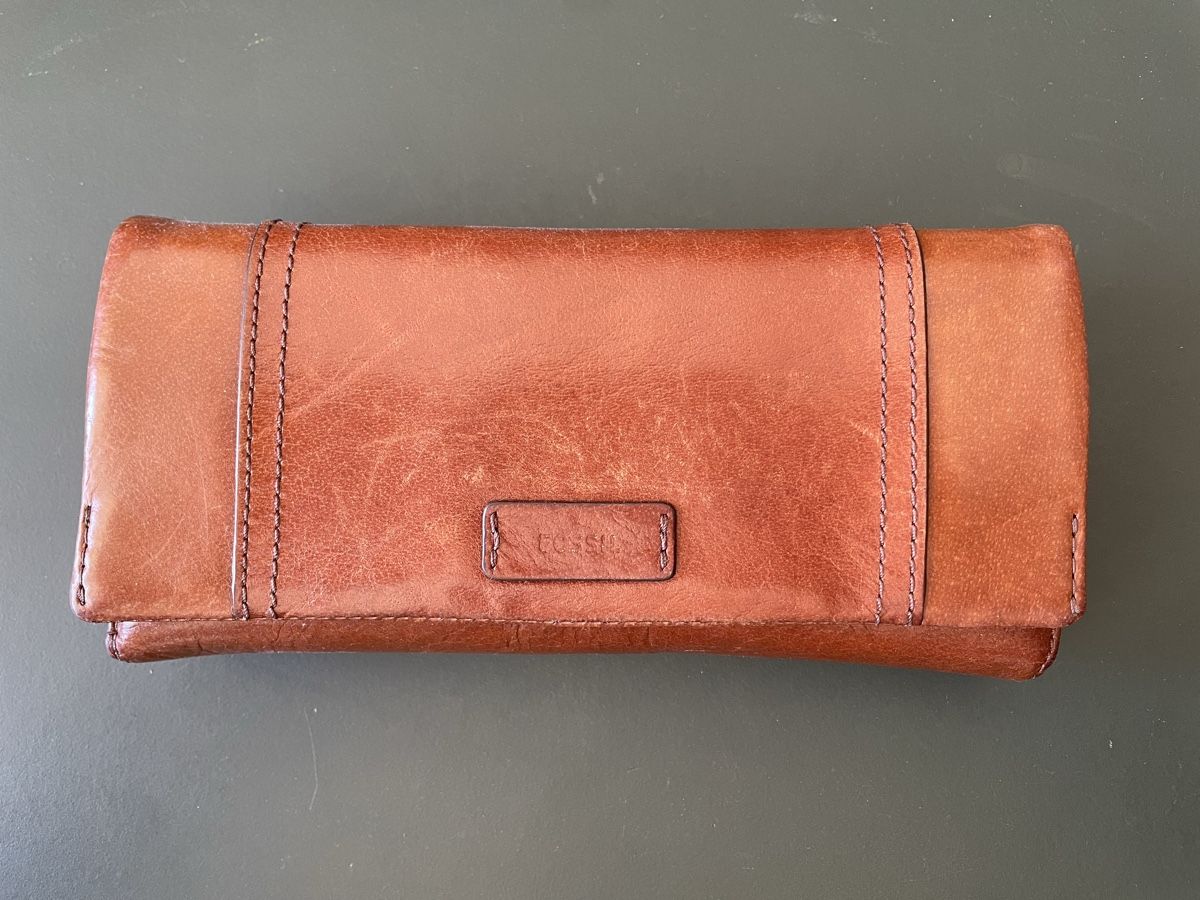 Fossil Portafogli: Portefeuille Fossil en cuir véritable – Usato da Sion venduto da Linkebeek