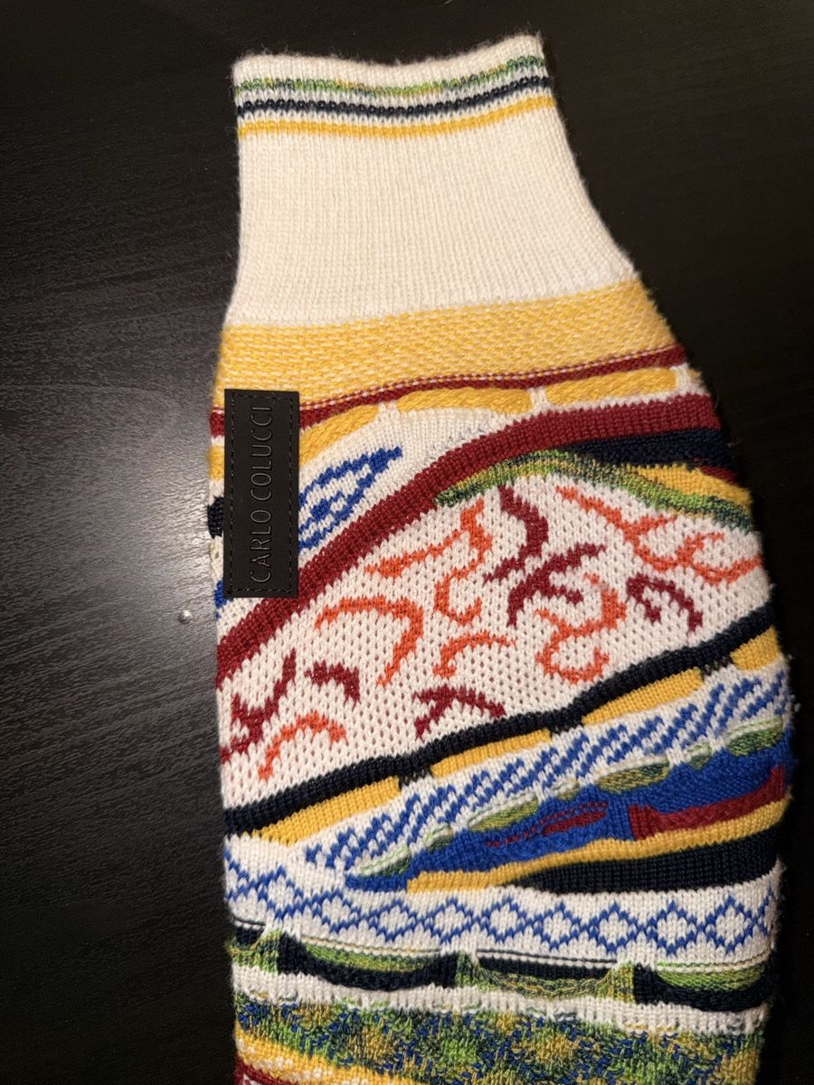 Carlo Colucci Maglioni & Felpe: Carlo Colucci Pullover, bunter Strickpullover, Gr. M – Usato da Langenthal venduto da Fernando1999 3