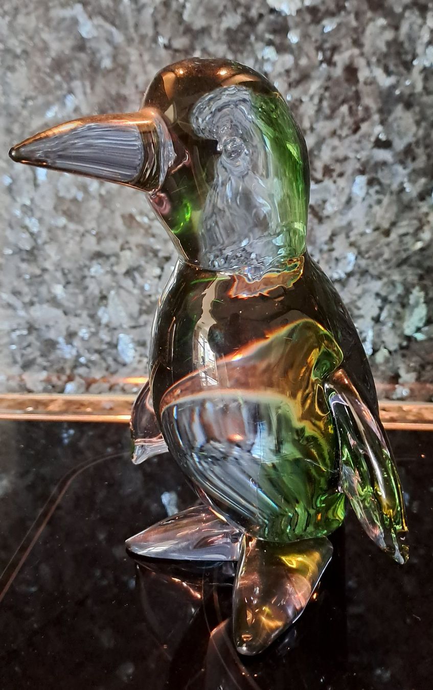 Murano Figuren: Schöner Muranoglas Pinguin – Gebraucht aus Wallisellen von monbijoux009 1