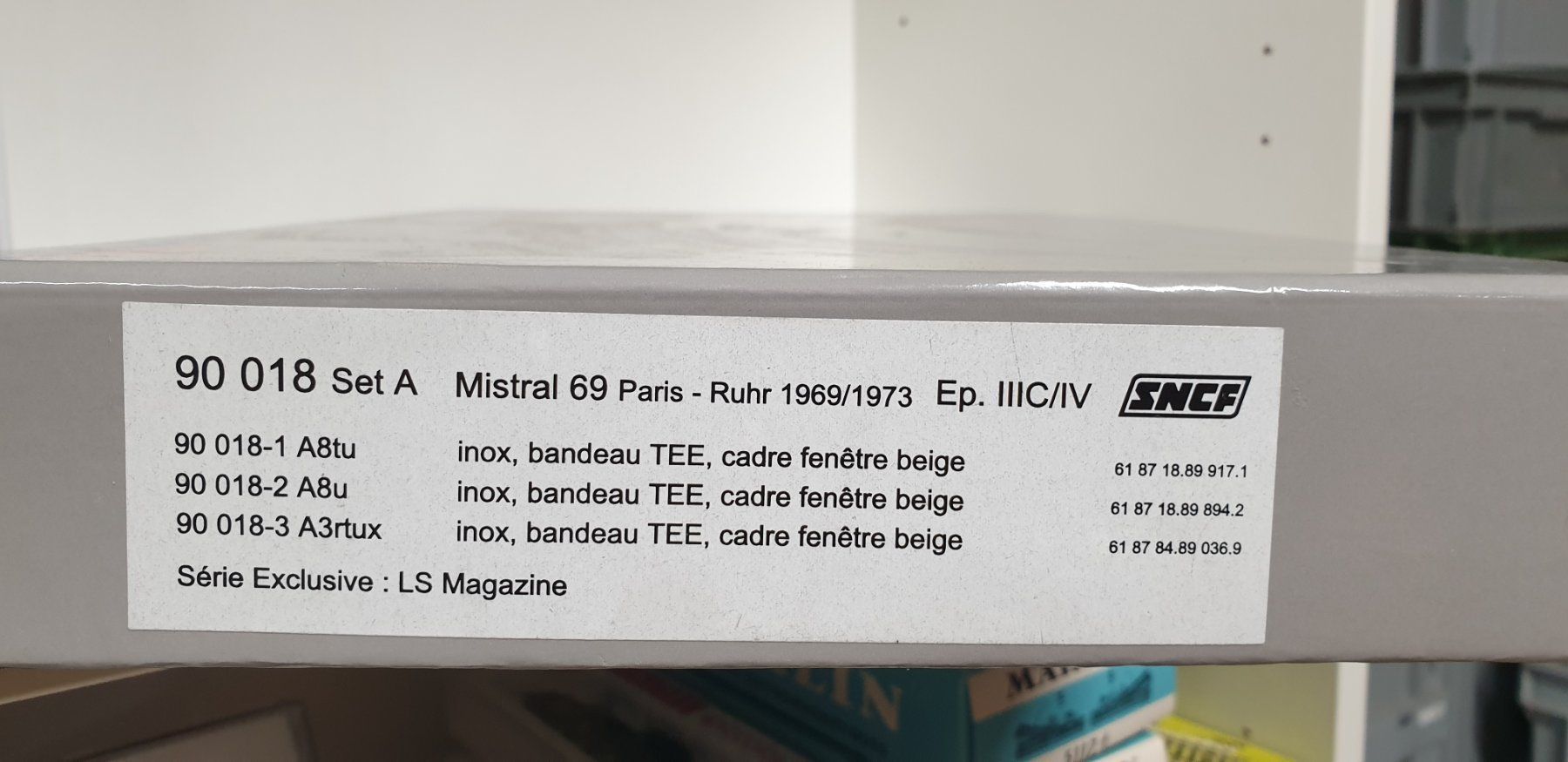 LS Models Modellini di ferrovie: Ls Models SNCF Mistral TEE H0/DC 90 018 – Nuovo (secondo la descrizione) da Geroldswil venduto da TopTrain54 1