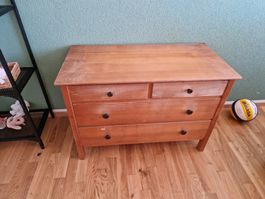 Kommode Massivholz 5 Schubladen 100x50x70 cm