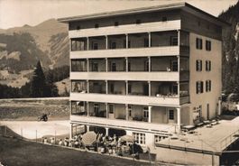 Ansichtskarte Ferienheim Valbella Litzirüti GR Alpen 1961