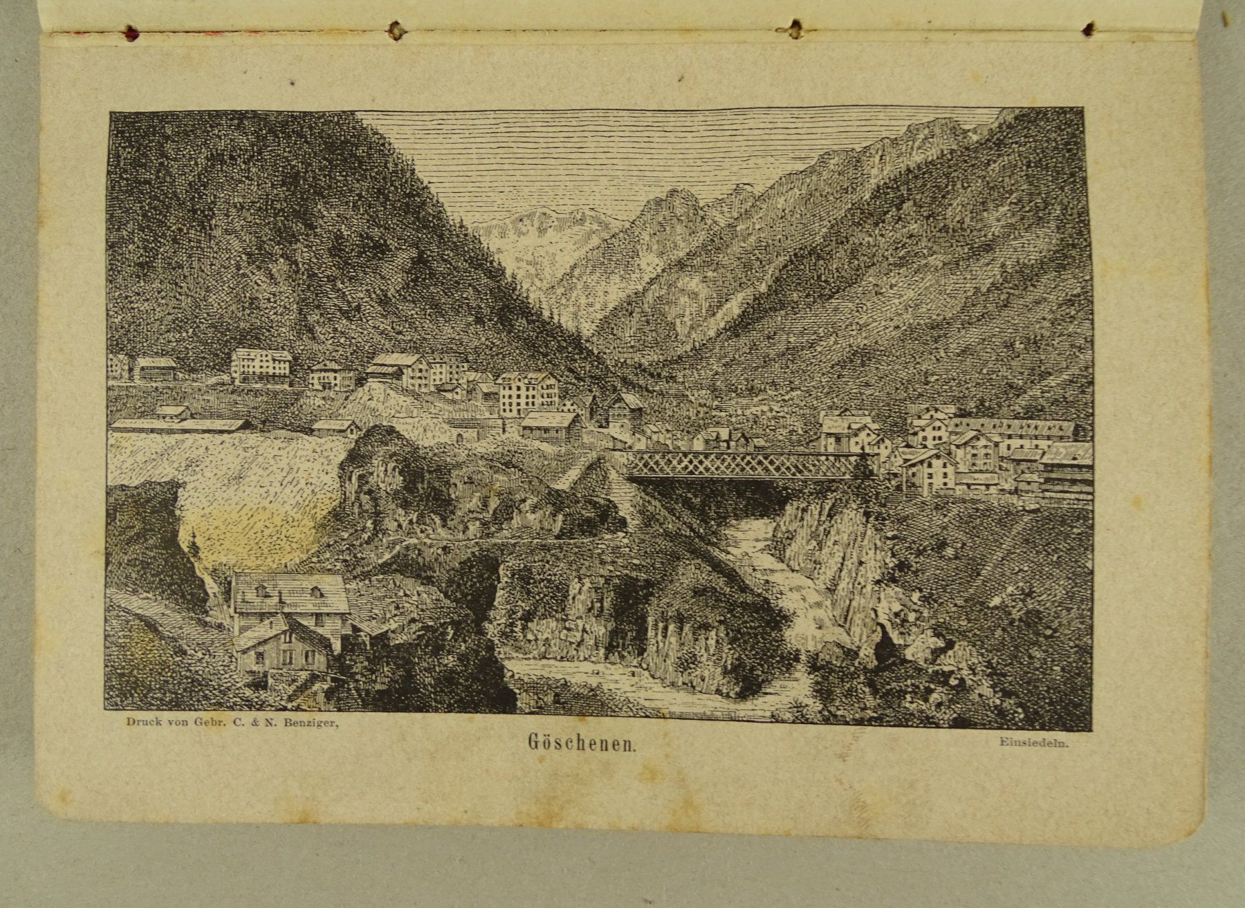 Libri: FÜHRER AUF DER GOTTHARDBAHN 1882 – Usato da Grüningen venduto da Kartensammler 5
